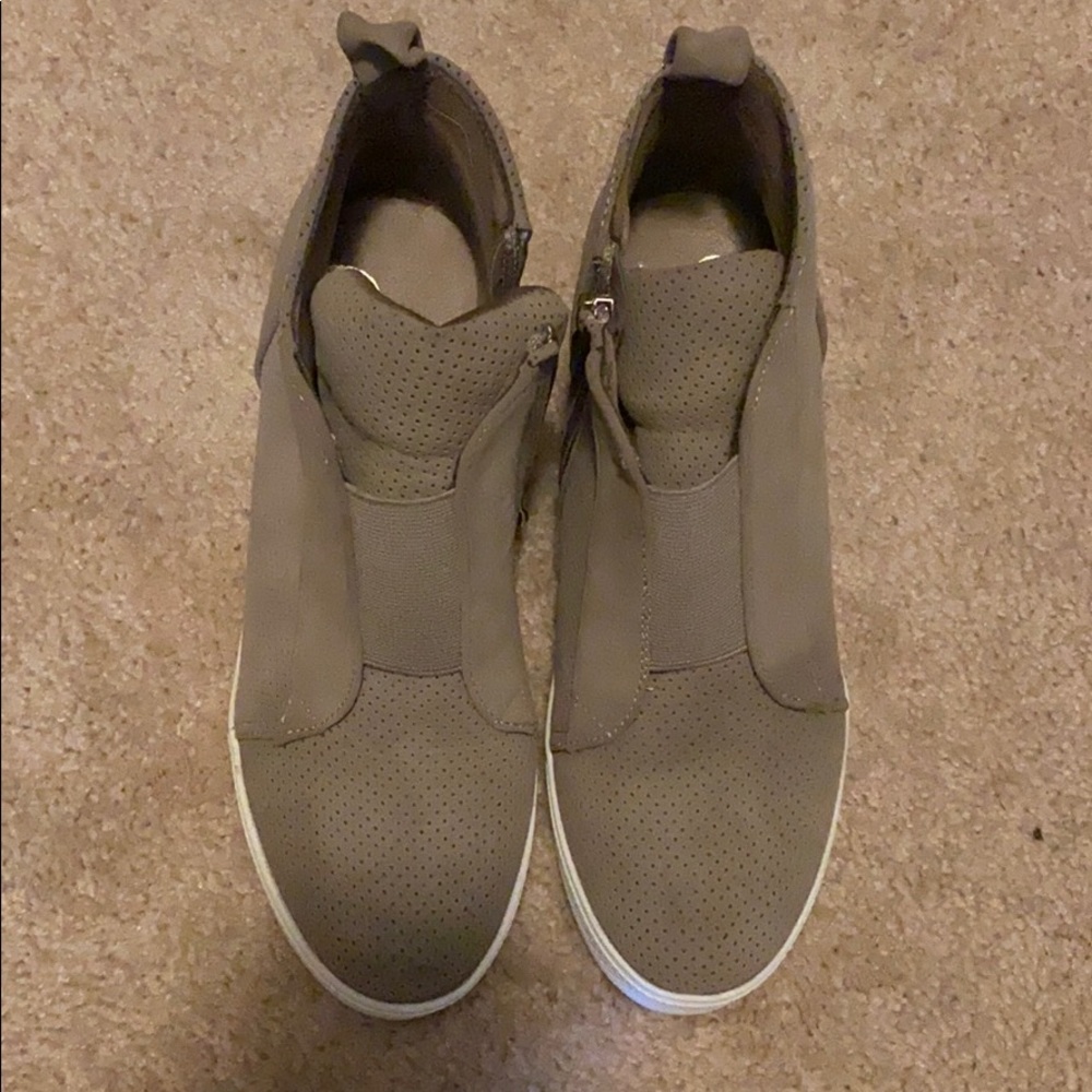 Healed sneakers